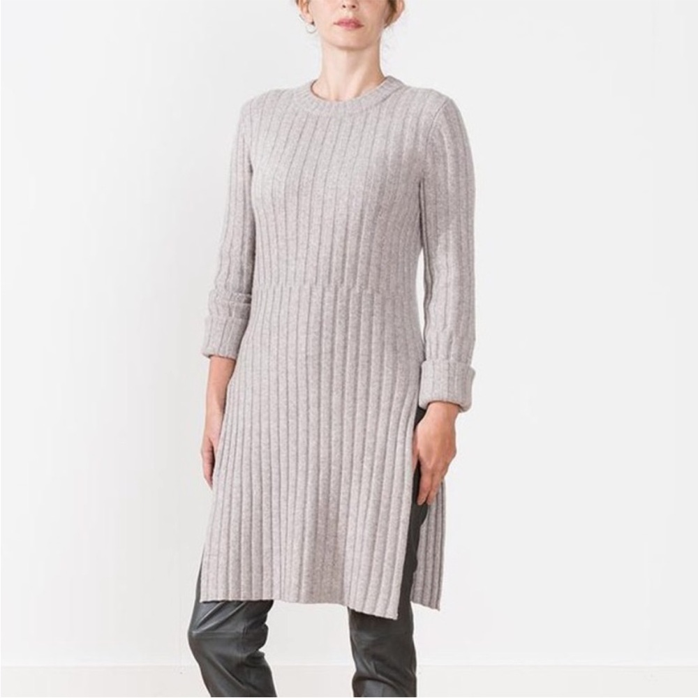 Joseph Wool Rib Tunic Sweater Size Medium